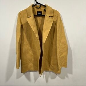 EC Theory Sileena Jacket Coat Layer Women’s D Open Front Wool Cashmere Spruce